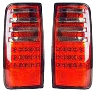 Фонарь задний TOYOTA LAND CRUISER 90-95 красные диодные полосы тюнинг комплект R+L