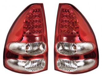 Фонарь задний TOYOTA LAND CRUISER PRADO 02-09 красный диодный тюнинг комплект R+L