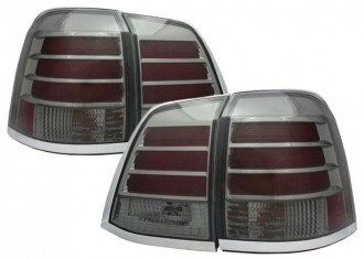 Фонарь задний+вставка TOYOTA LAND CRUISER 200 07- дымчатый диодный тюнинг комплект R+L