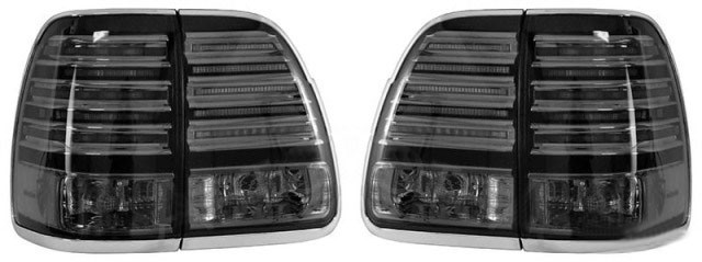 Фонарь задний+вставка LEXUS LX470 02-07 дымчатые диодные тюнинг комплект R+L