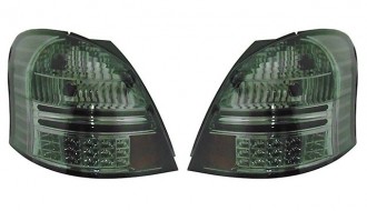 Фонарь задний TOYOTA VITZ /YARIS 05- дымчатый диодый тюнинг комплект R+L