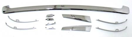 Молдинг решетки TOYOTA LAND CRUISER PRADO 10- хром / молдинг капота