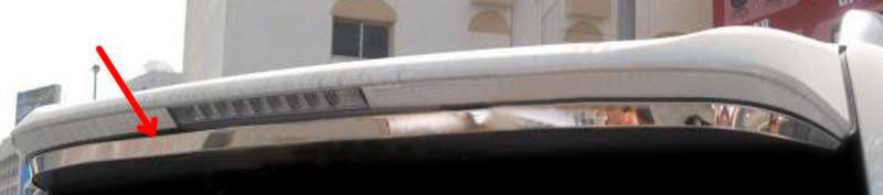 Накладка под спойлер TOYOTA LAND CRUISER PRADO 10-