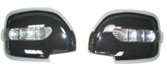 Накладка на зеркало TOYOTA LAND CRUISER 98-07 с поворотом R+L