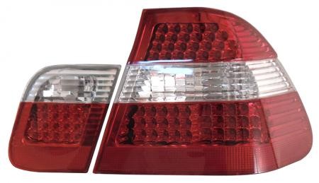 Фонарь задний+вставка BMW E46 01-05 4D хрусталь, диод.