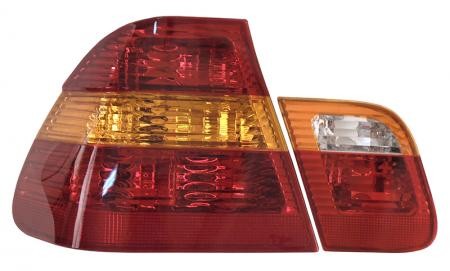 Фонарь задний+вставка BMW E46 01-05 4D желтый поворот