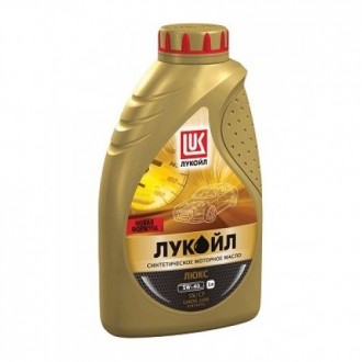 Лукойл люкс масло моторное СИНТЕТИЧЕСКОЕ SAE  5w40 SN/CF  (1л) Россия