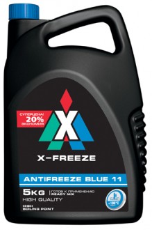 ТС  Антифриз  X-Freeze" BLue 5кг  (ООО Синтез-Пак) г.Дзержинск