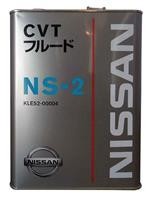 NISSAN CVT NS-2 (жидкость для вариаторов), 4L KLE52-00004